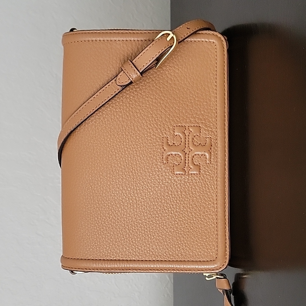 Tory Burch Tan Leather Crossbody Bag